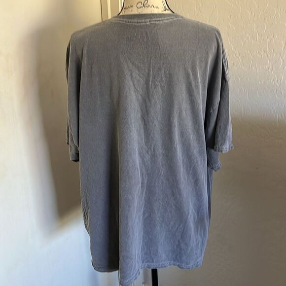 David Bowie Distressed Gray Graphic Shirt - Picture 3 of 9
